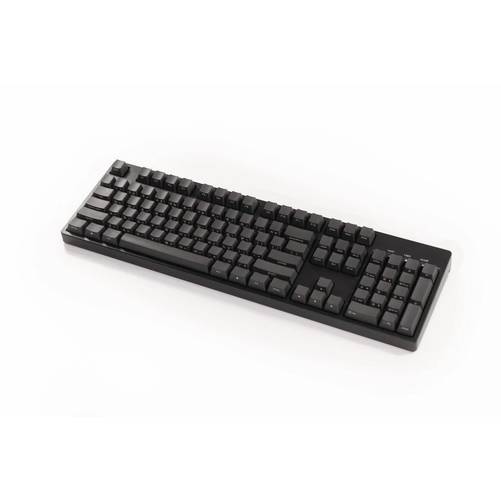 OEM PBT雷雕側刻 中、英文鍵帽組 -黑灰色(104 Keys)