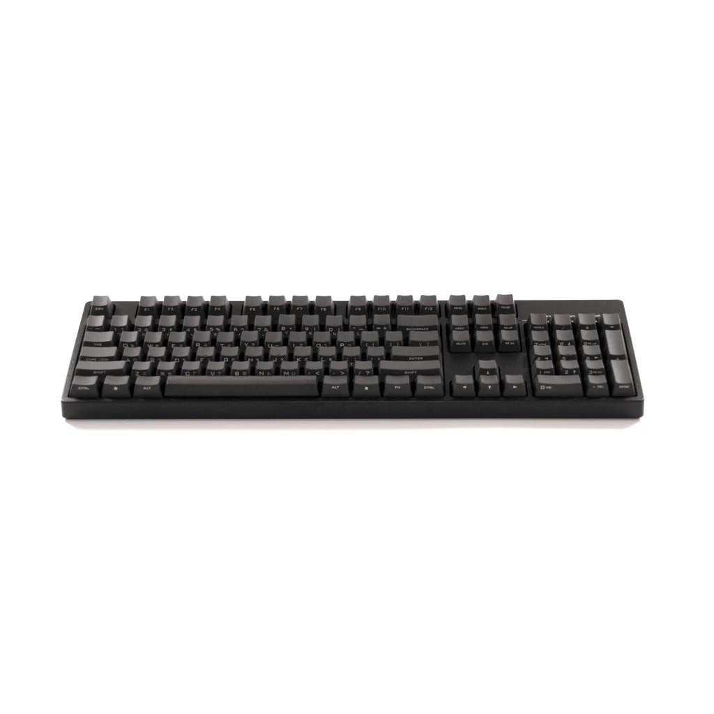 OEM PBT雷雕側刻 中、英文鍵帽組 -黑灰色(104 Keys)